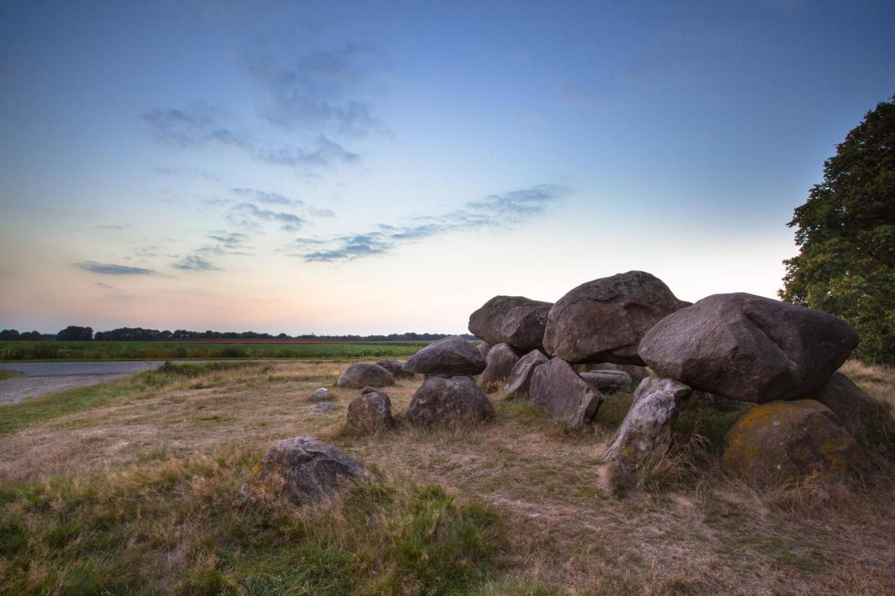 4P Chalet Tolve Met 4 Fietsen Vlakbij Natuurgebieden Drents Friese Wold, Fochteloerveen En Gevangenisdorp Veenhuizen 우스터볼데 외부 사진